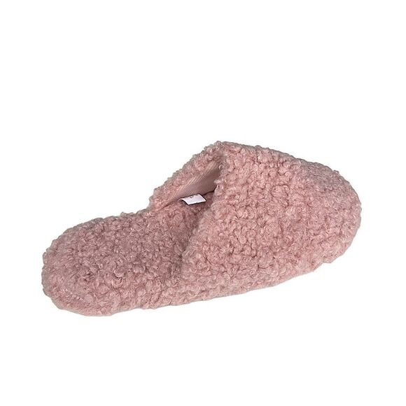 Blue Star Clothing Company Women's Maven Dusty Rose Sherpa Clog Slippers NWT - Picture 13 of 13
